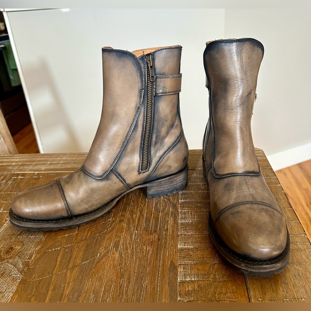 Men’s Freebird Chayse Brown Leather Boots, Size 9